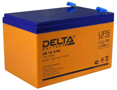 Аккумулятор Delta HR 12-51 W