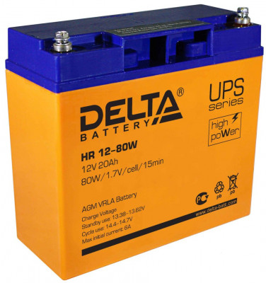 Аккумулятор Delta HR 12-80 W