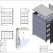 Батарейный шкаф для 20 АКБ 100 Ач в шкафу S17,  устройство защиты
