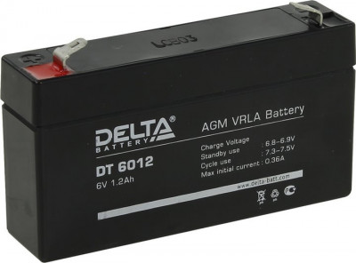 Аккумулятор Delta DT 6012