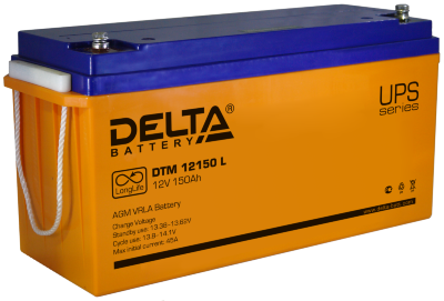 Аккумулятор Delta DTM 12150 L