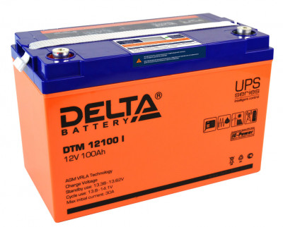 Аккумулятор Delta DTM 12100 I